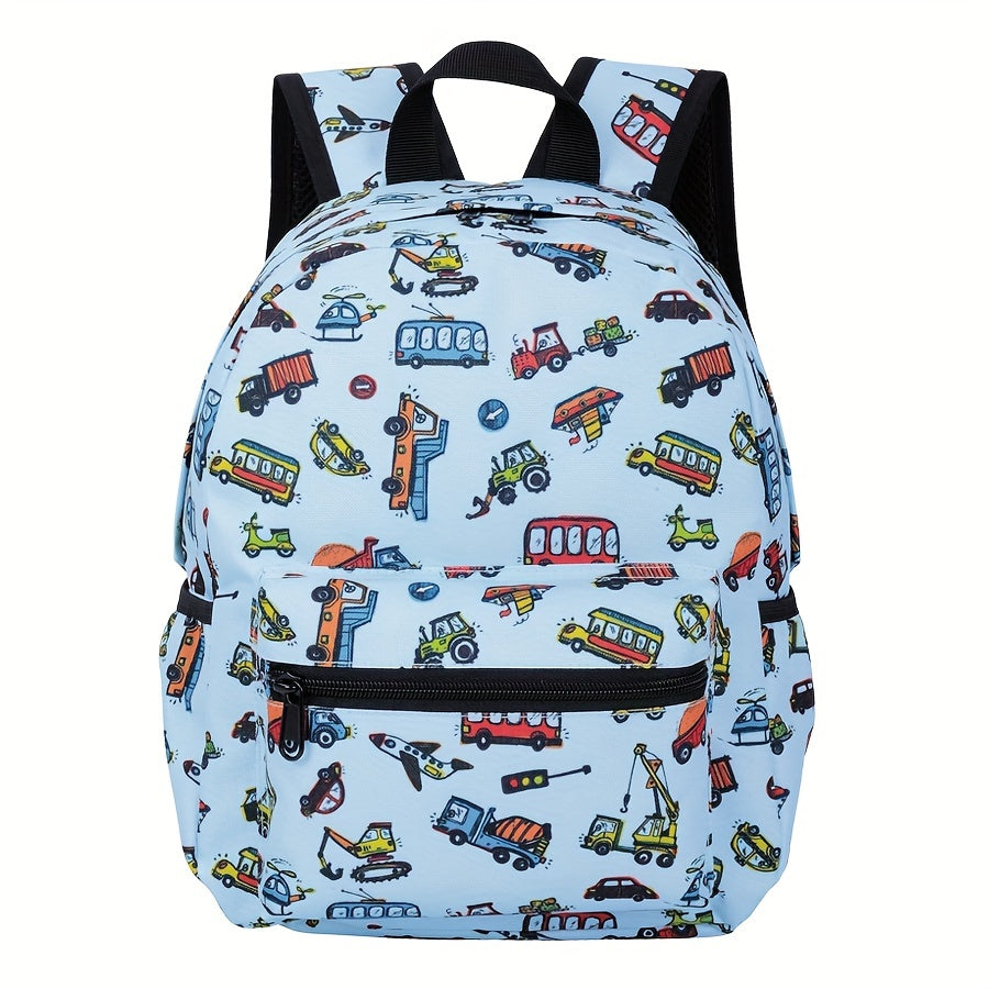 Cheerful Car Backpack for Children - For Adventurous School Days