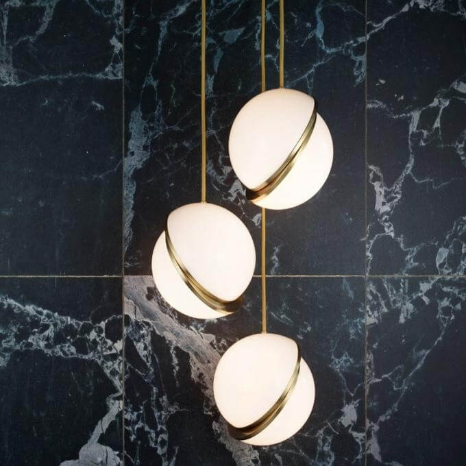 Half Moon Pendant Light - LED Pendant Light