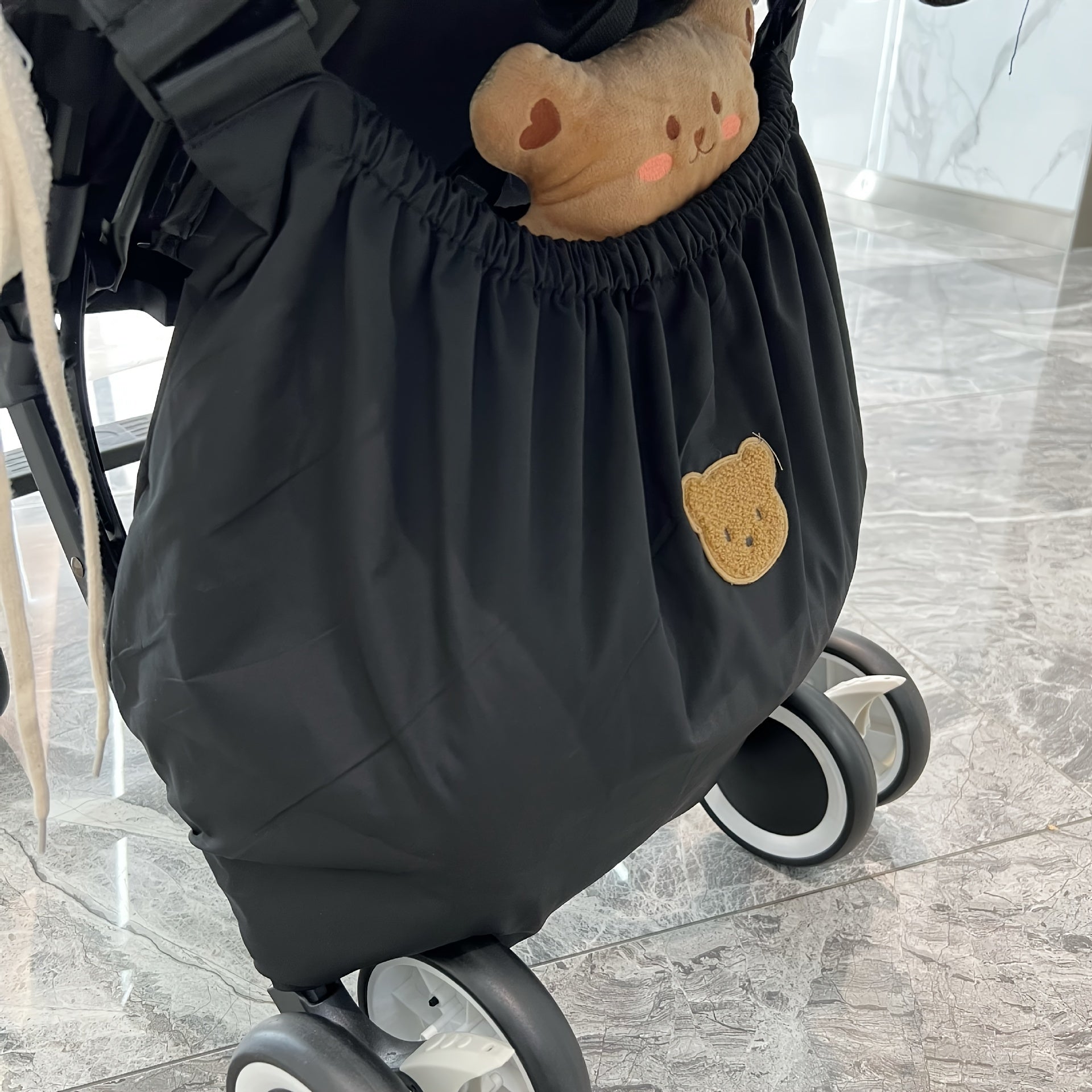 Pushchair Organiser with Large Bag – Practical Storage on the Go