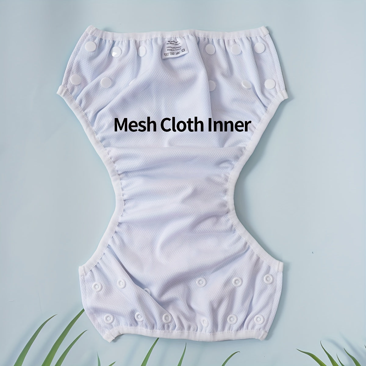 Adjustable Washable Swim Nappy for Babies – Leak-proof with Fish Print