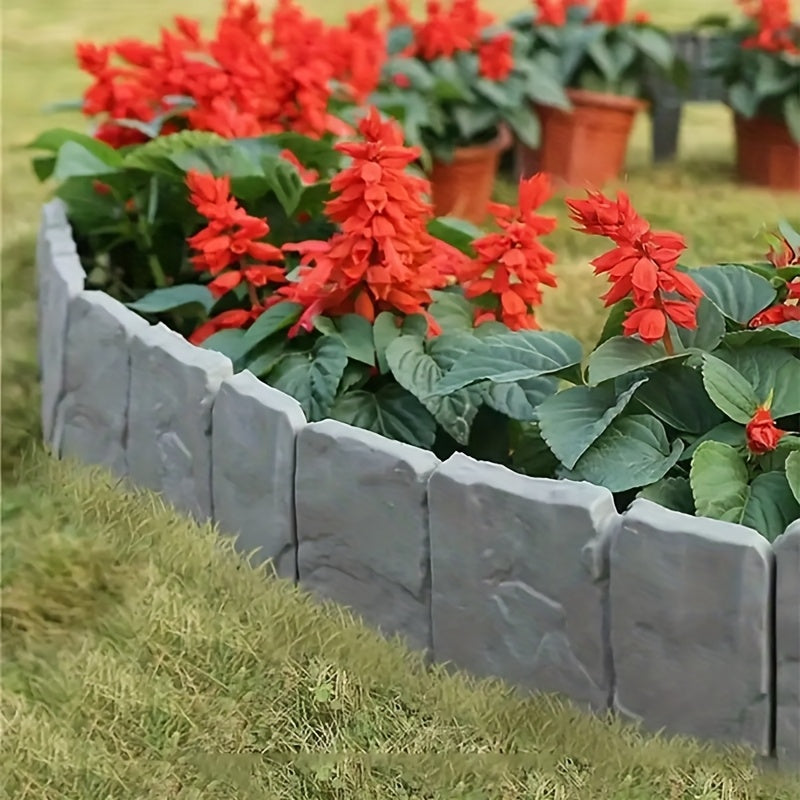 Stone-Look Garden Edge Set – Practical and Decorative