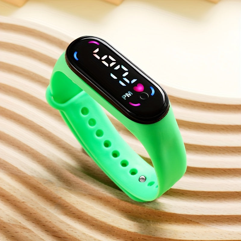 Glowing Children's Watch - Colourful LED Display and Sporty Design