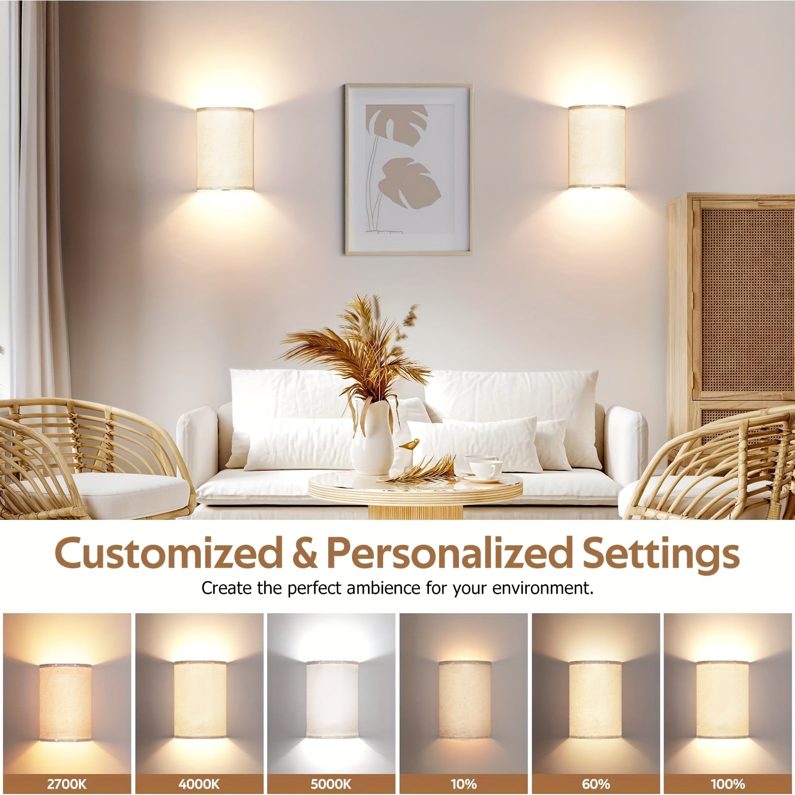 Magnetic Wall Lamp Set - Atmospheric Lighting in Any Room