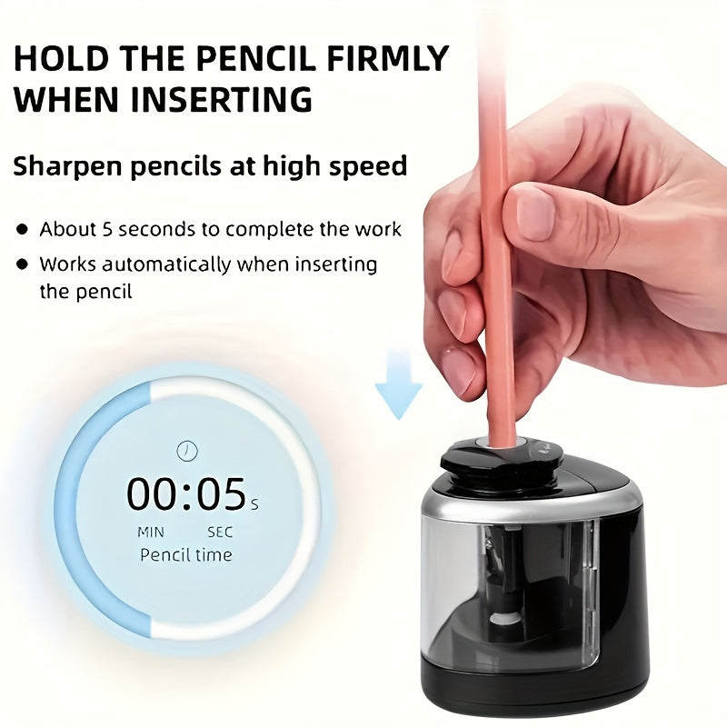 SharpPoint Electric Sharpener – Super Fast and Accurate Pencil Sharpening