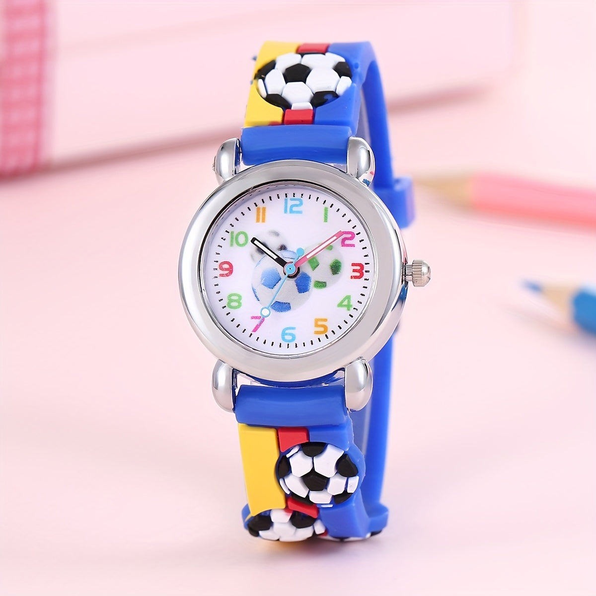 Football Cartoon Watch for Kids - Learn the Time with Fun