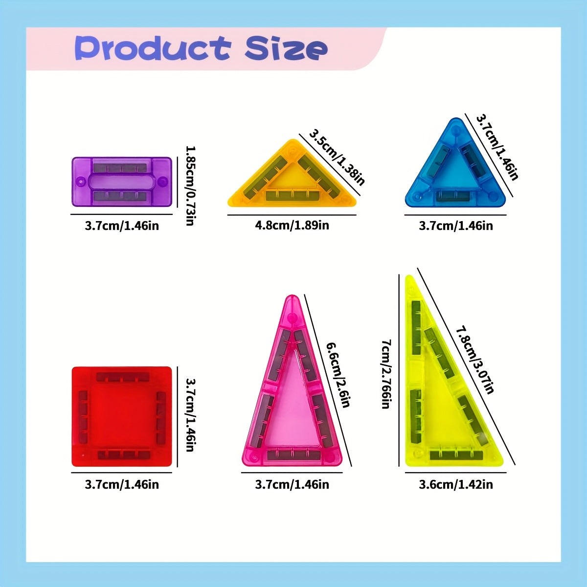 Mini Magnetic Building Block Set – Compact and Versatile Play Fun