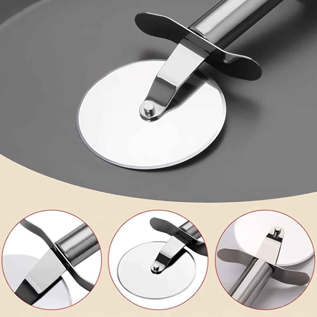 Stainless Steel Pizza Cutter – Efficient and Stylish Kitchen Tool for Perfect Slices