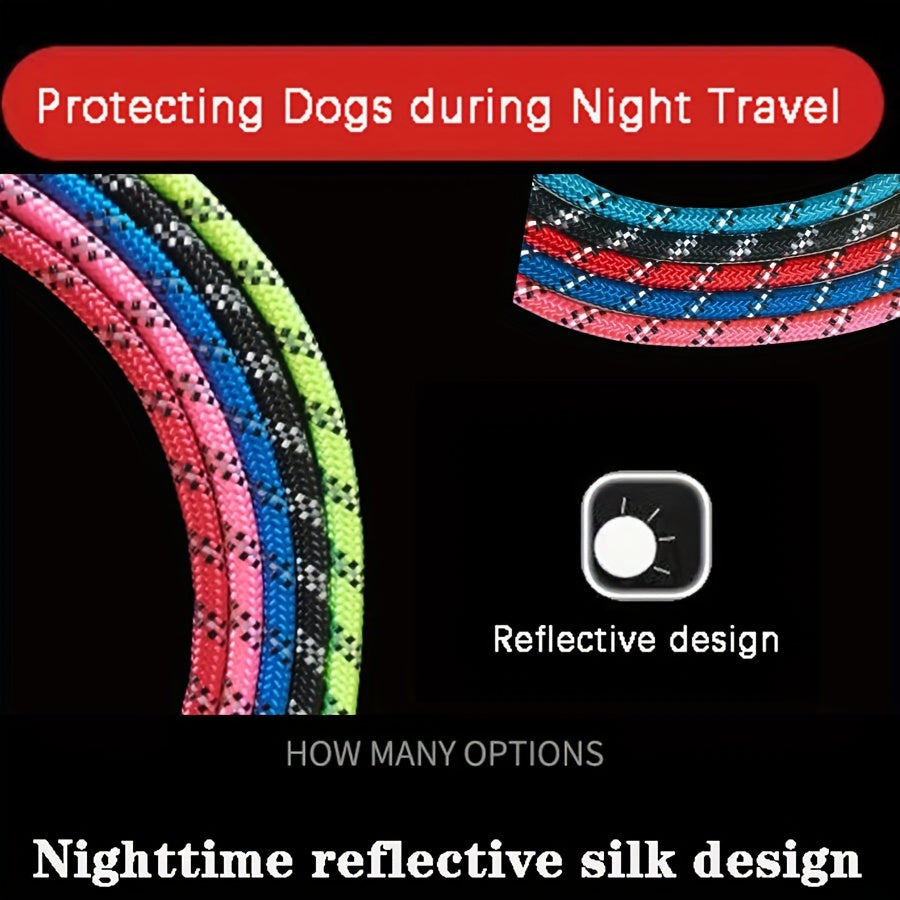 Reinforced Reflective Dog Lead with Padded Handle – Durable and Safe for Strong Dogs