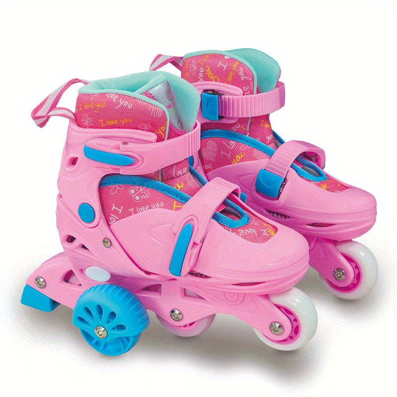 LightBlitz Adjustable Roller Skates - For Children with Style and Speed