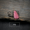 Natural Raw Stone Birth Ring – Selina
