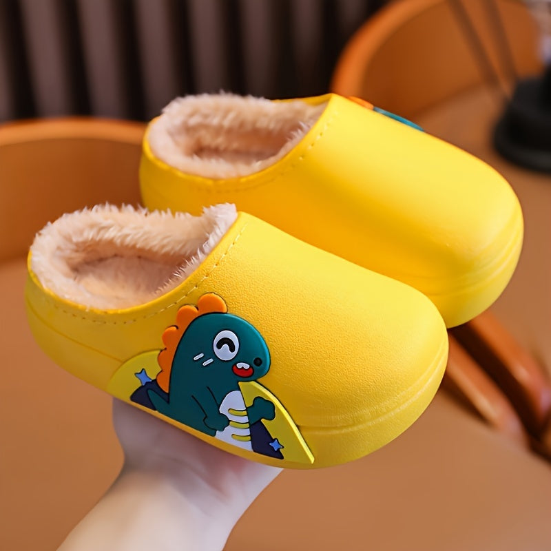 Cute Dino Slippers for Babies - Warm and Comfortable