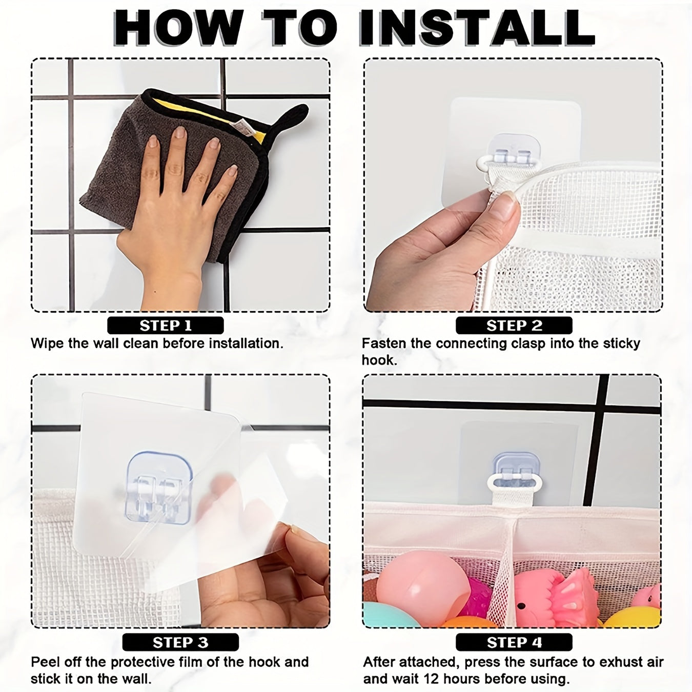 Mesh Bath Toy Organiser - Perfect for Organisation