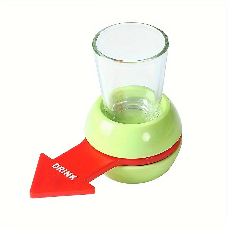 Spin the Arrow Shot Glass Game – The Ultimate Drinking Game for Parties