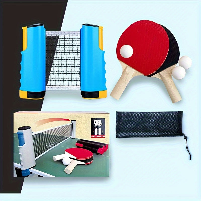 Portable Table Tennis Set - Ideal for Outdoors and Home
