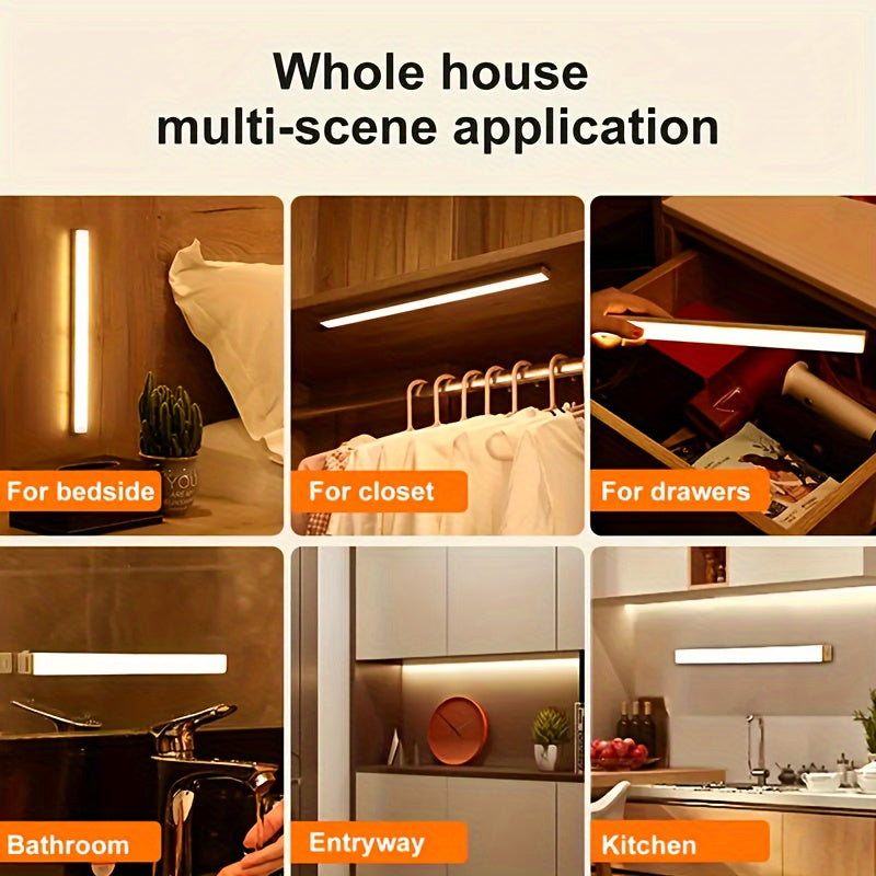 Smart LED Under Cabinet Lighting with Motion Sensor – Wireless, Rechargeable and Ultra-Slim