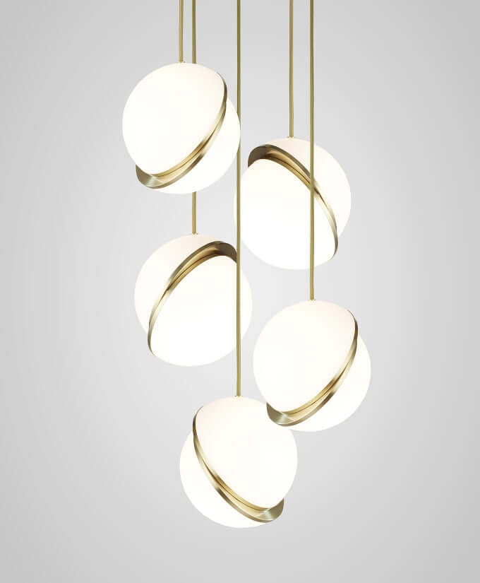 Half Moon Pendant Light - LED Pendant Light