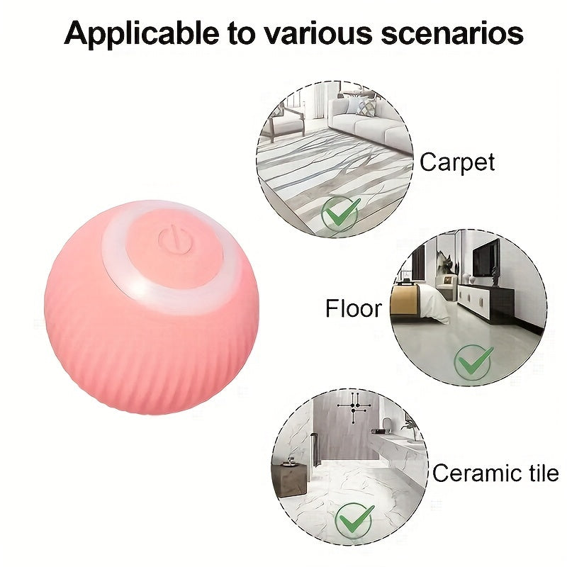 Smart Interactive Cat Ball - Automatic Rolling Toy for Interactive Fun