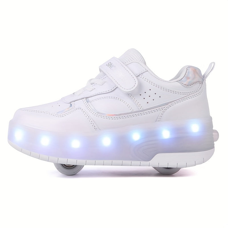 GlowRiders Roller Sneakers - For Children with Light Show