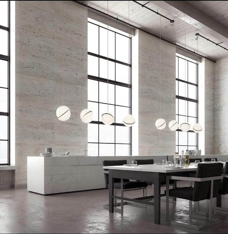 Half Moon Pendant Light - LED Pendant Light