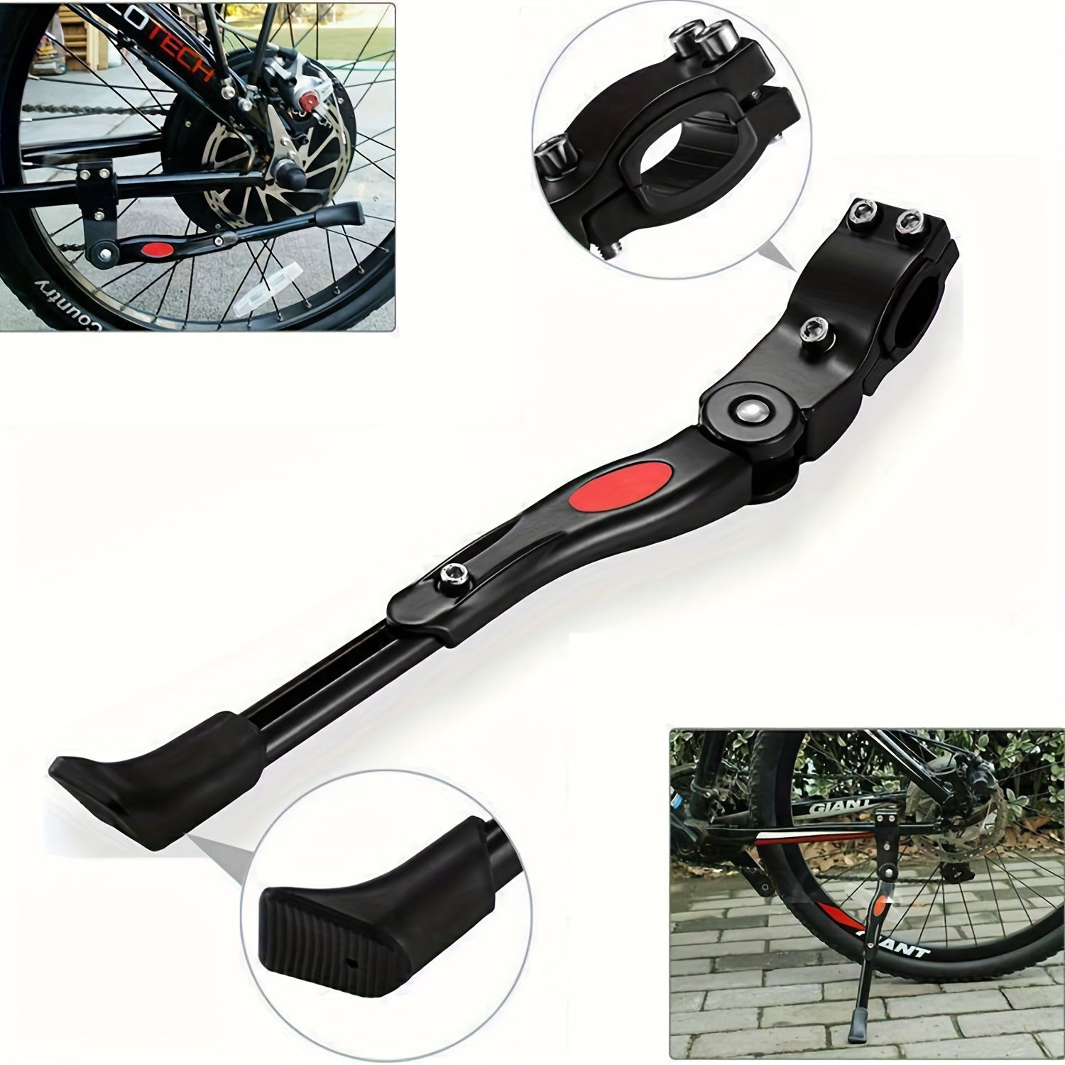 Adjustable Bicycle Stand – Sturdy Side Kickstand for a Stable Parking Spot