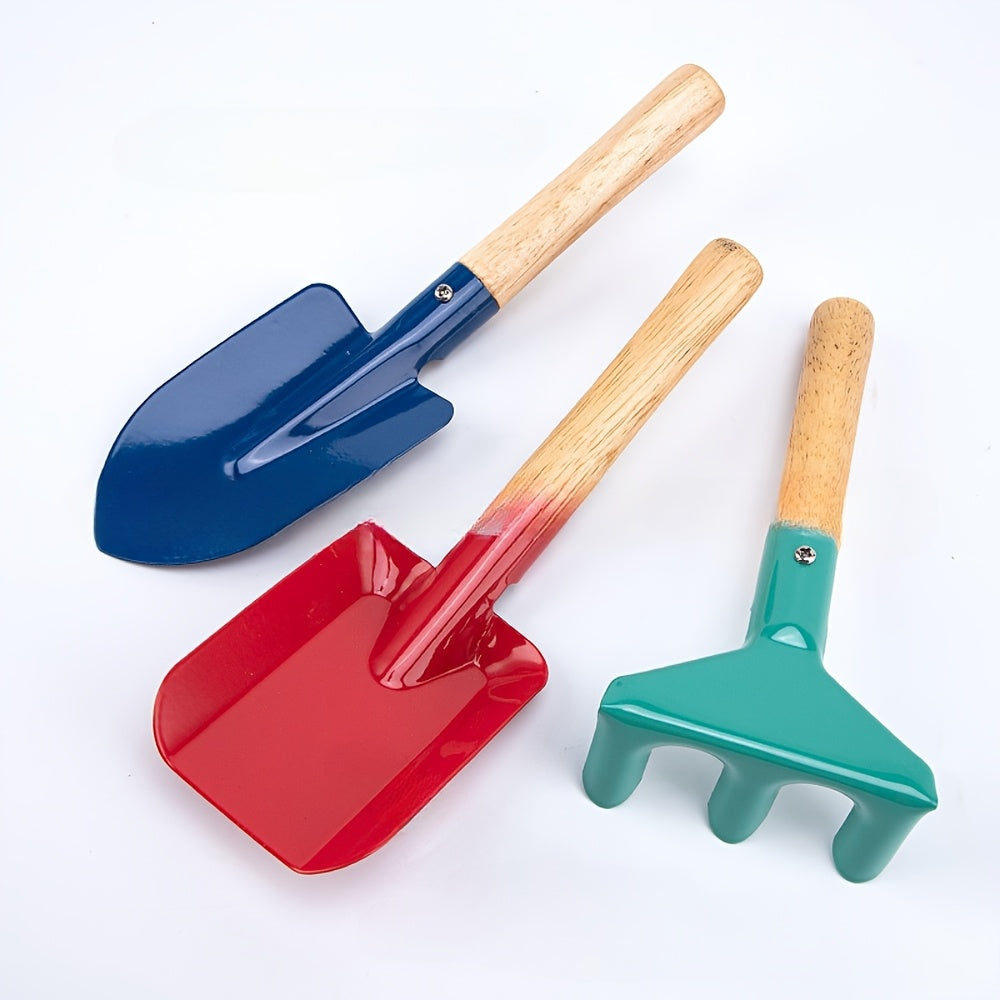 Colourful Children's Garden and Sand Tool Set – Outdoor and Garden Toy Set