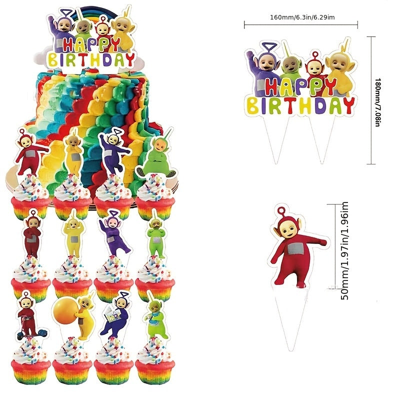 Teletubbies Birthday Party Set – Complete Decoration for a Joyful Celebration
