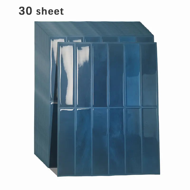 FlexiTile – 3D Self-Adhesive Wall Tiles (5/10/30 pieces) – Heat Resistant for Kitchen and Bathroom