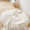 Padded Cotton Baby Play Mat with Animal Motif Embroidery – 80 cm
