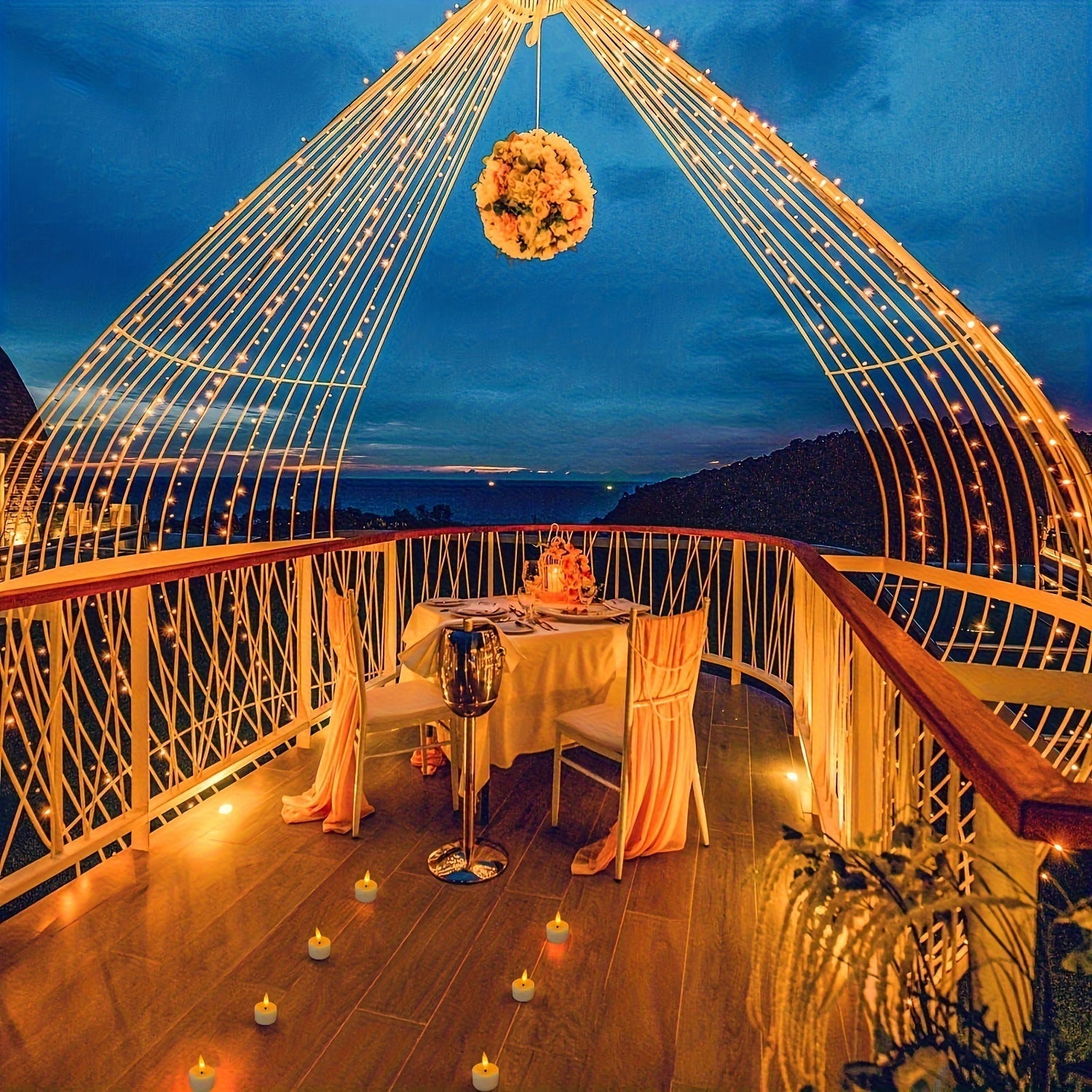 Set of 6 Flameless Tealights with Remote Control - Flickering for Atmospheric Evenings