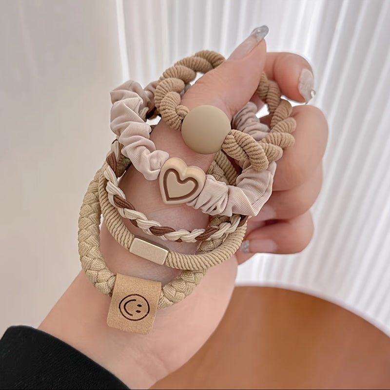 Charming Hair Elastic Set – For Stylish and Easy Hair Care