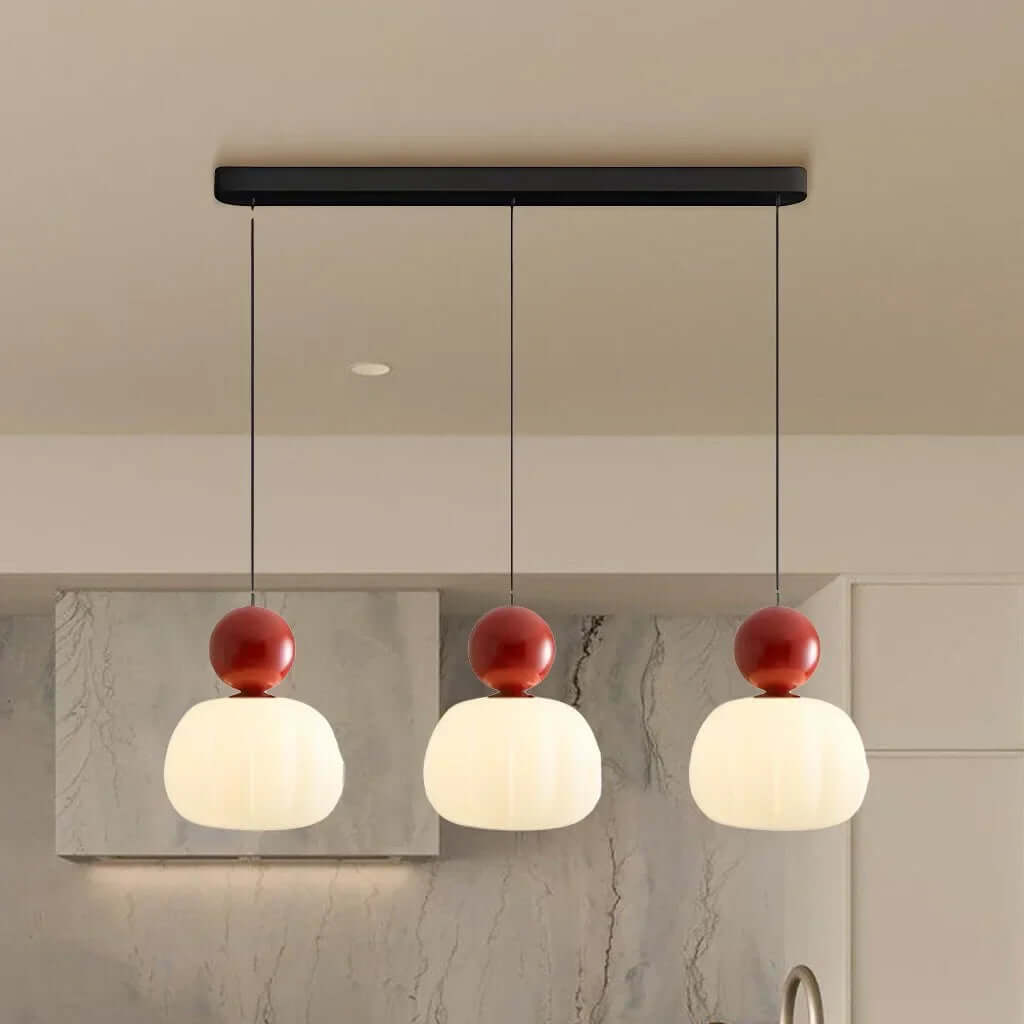 Art Deco Pendant Light - Cream Style