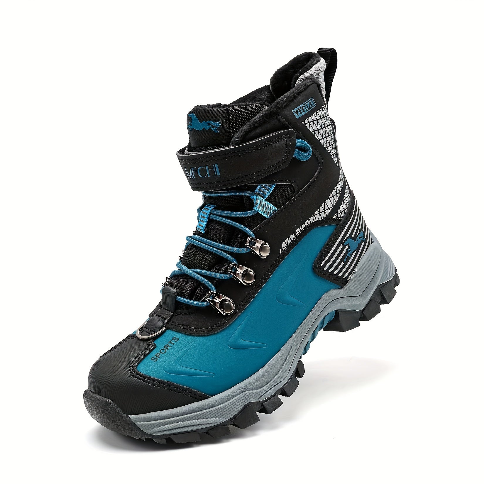 Ladies High-Top Snow Boots – Non-Slip Walking Shoes with Warm Lining