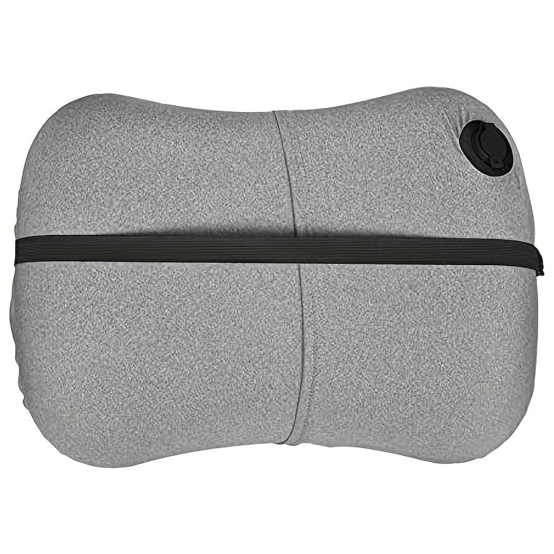 Ergonomic Inflatable Camping Pillow – Ideal for Neck and Lumbar Support while Hiking and Camping