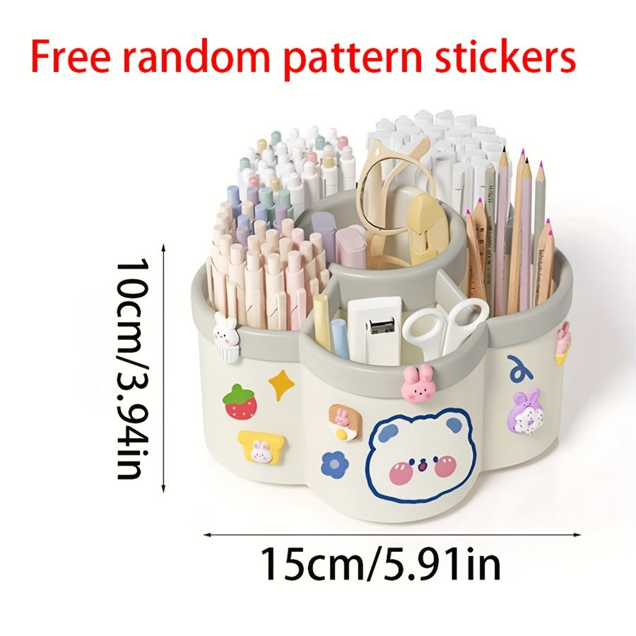 Colourful Animals Stationery Organizer - For a Cheerful Workspace
