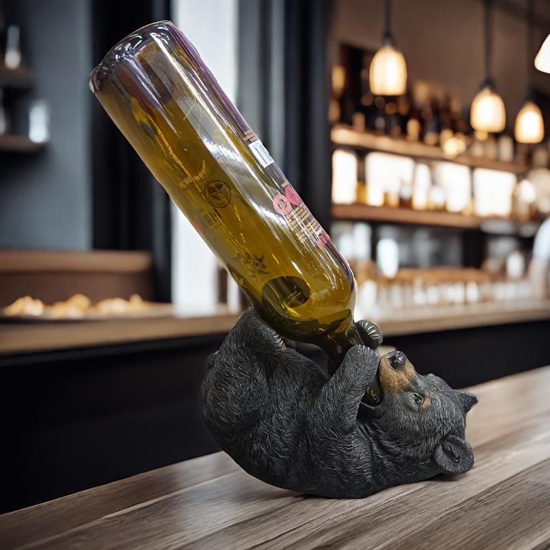 Bear Wine Bottle Holder – A Playful Addition to Your Wine Collection