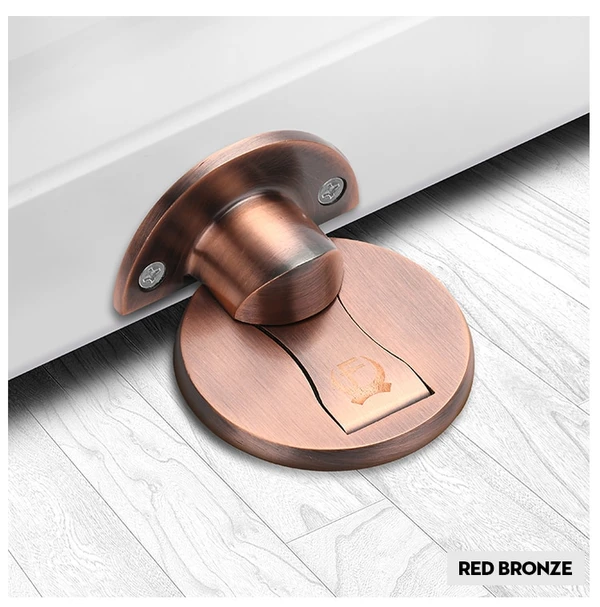 MagnaStop Doorstopper – Stylish Stainless Steel Magnetic Doorstopper, Easy Installation