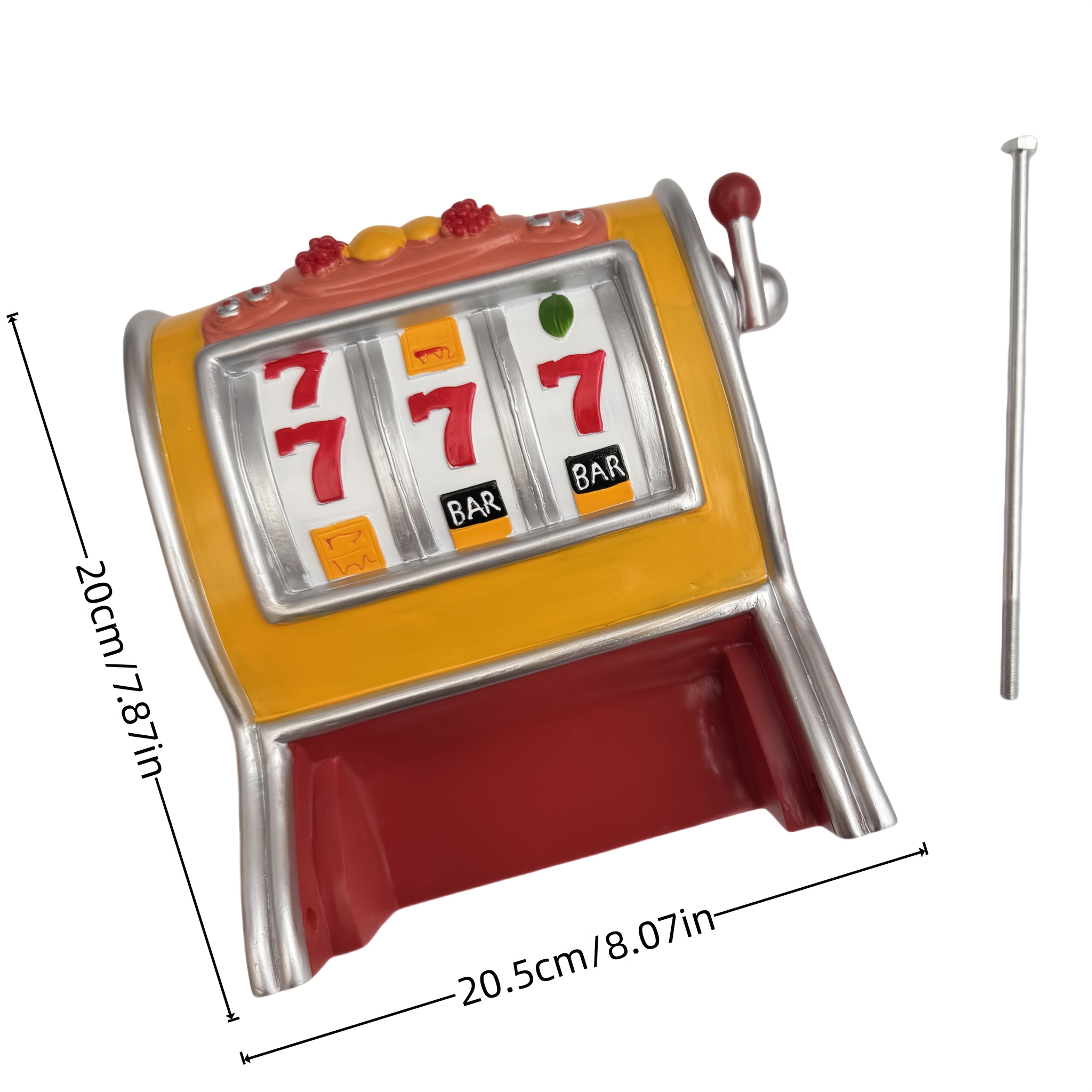 Jackpot Toilet Roll Holder – Slot Machine Design & Wall Mounted