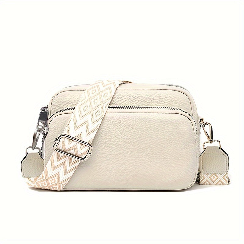Fashionable Crossbody Bag for Women – Casual Shoulder Bag with Geometric Design
