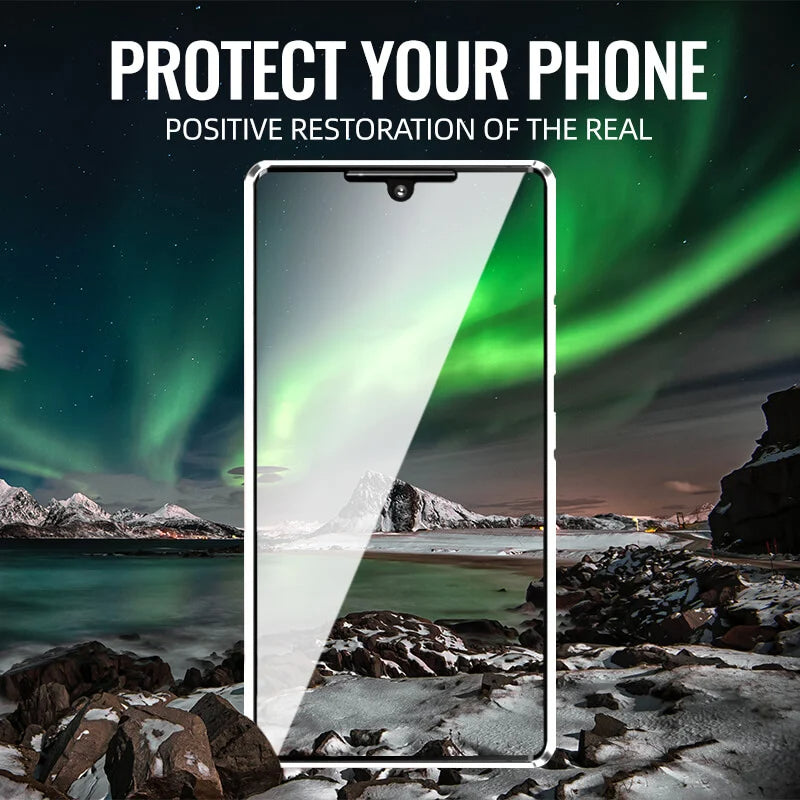 Magnetic Hardened Glass Double-Sided Phone Case for Samsung