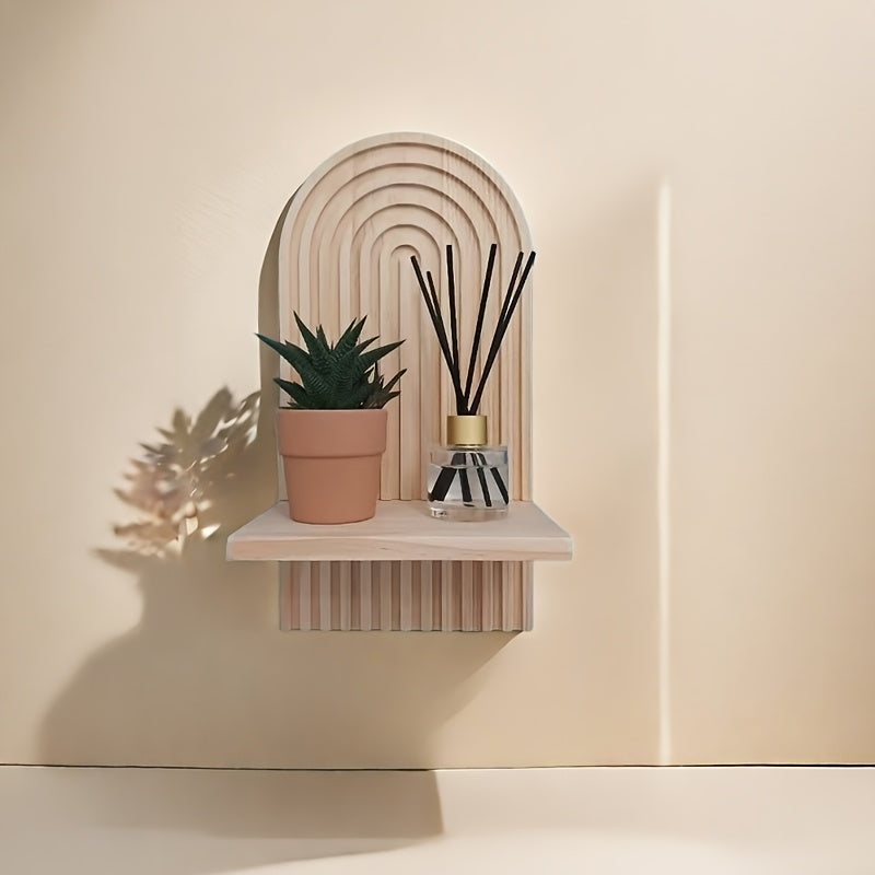 Boho Rainbow Shelf - Stylish Storage for Any Room