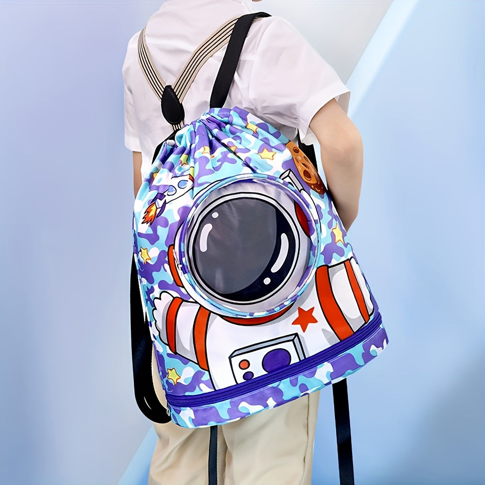 Cartoon Swim Bag with Dry/Wet Separation – Stylish, Portable Bag for Children and Adults