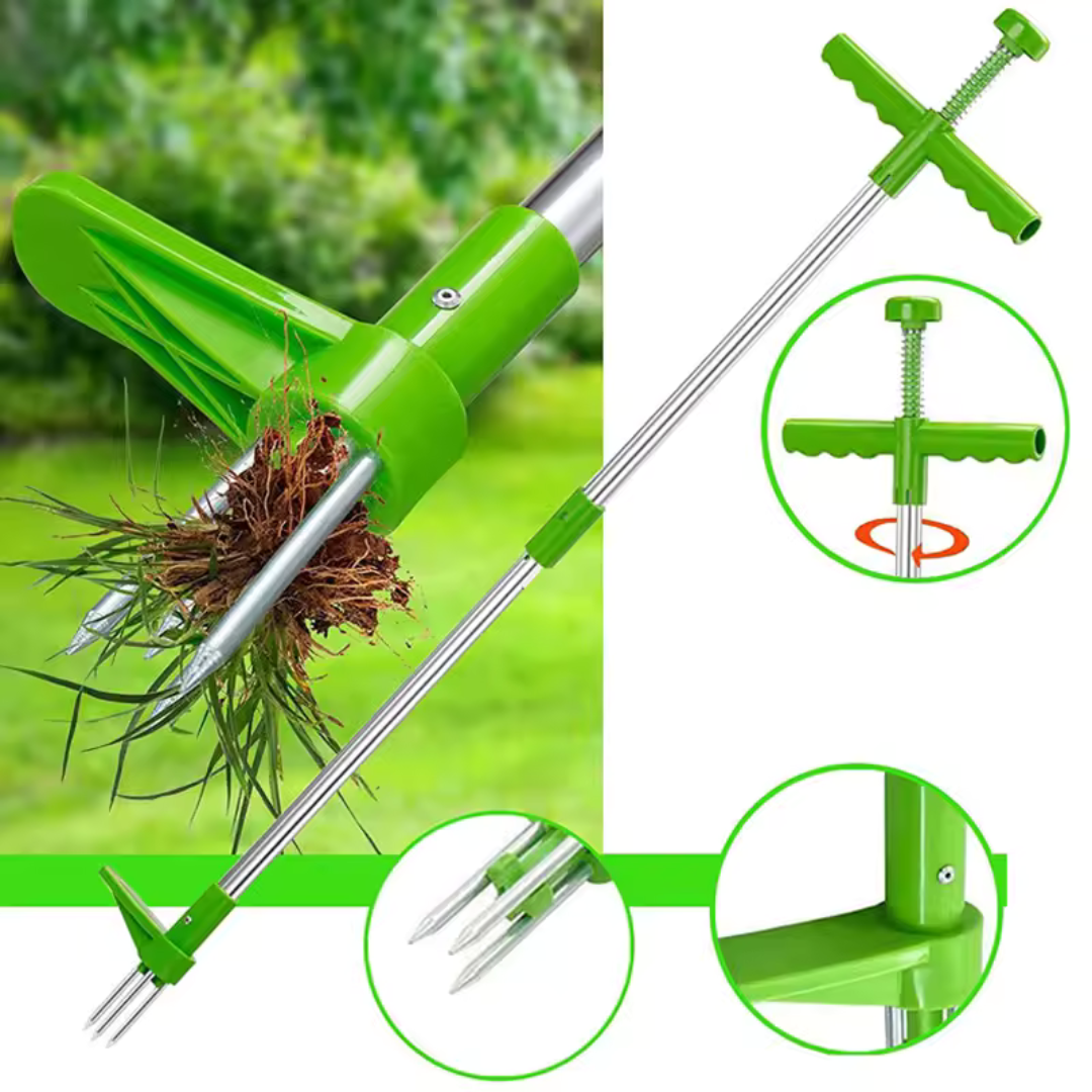 Weed Remover - EcoTurf - Durable Aluminium - Long Handle