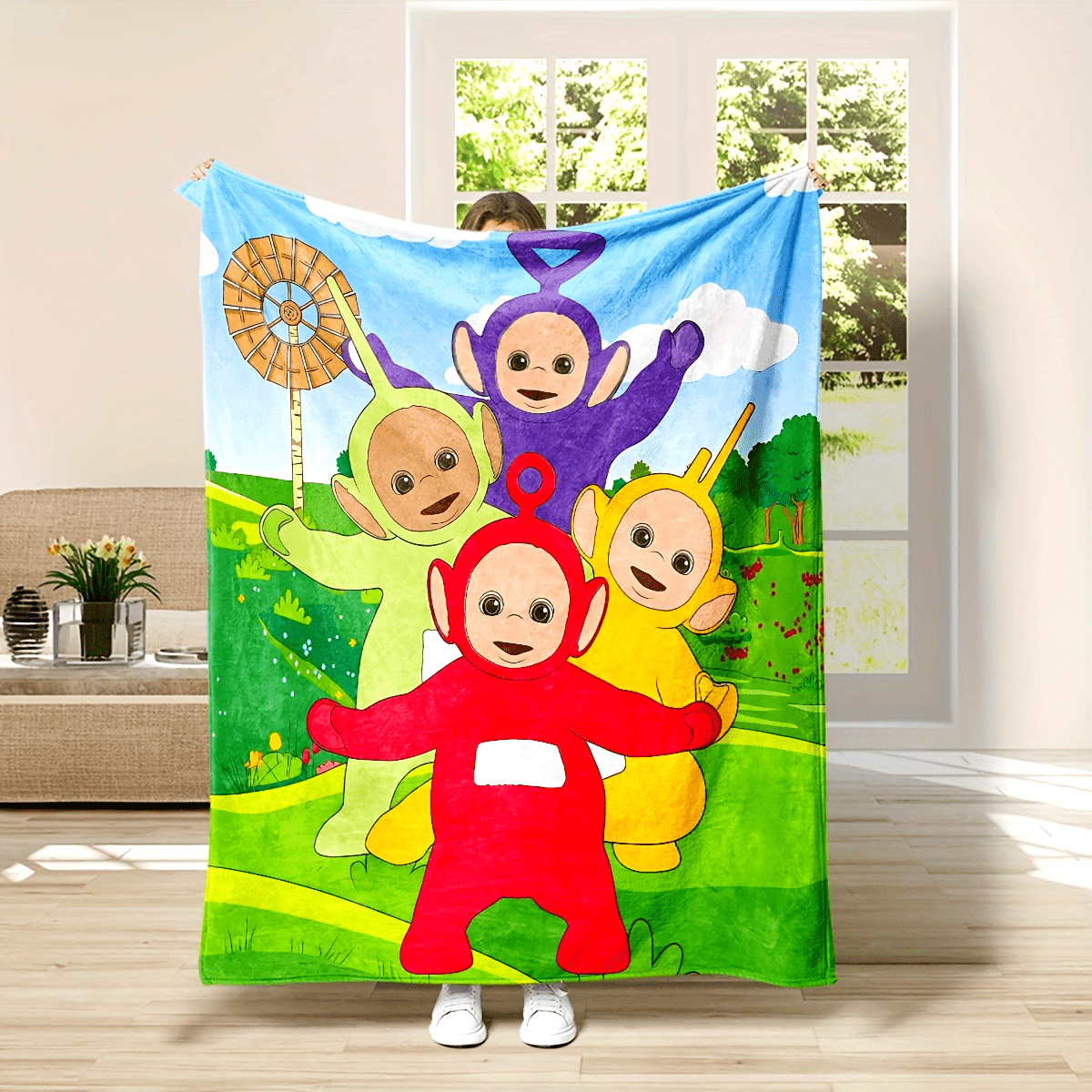Teletubbies Blanket - For Children, Soft and Versatile