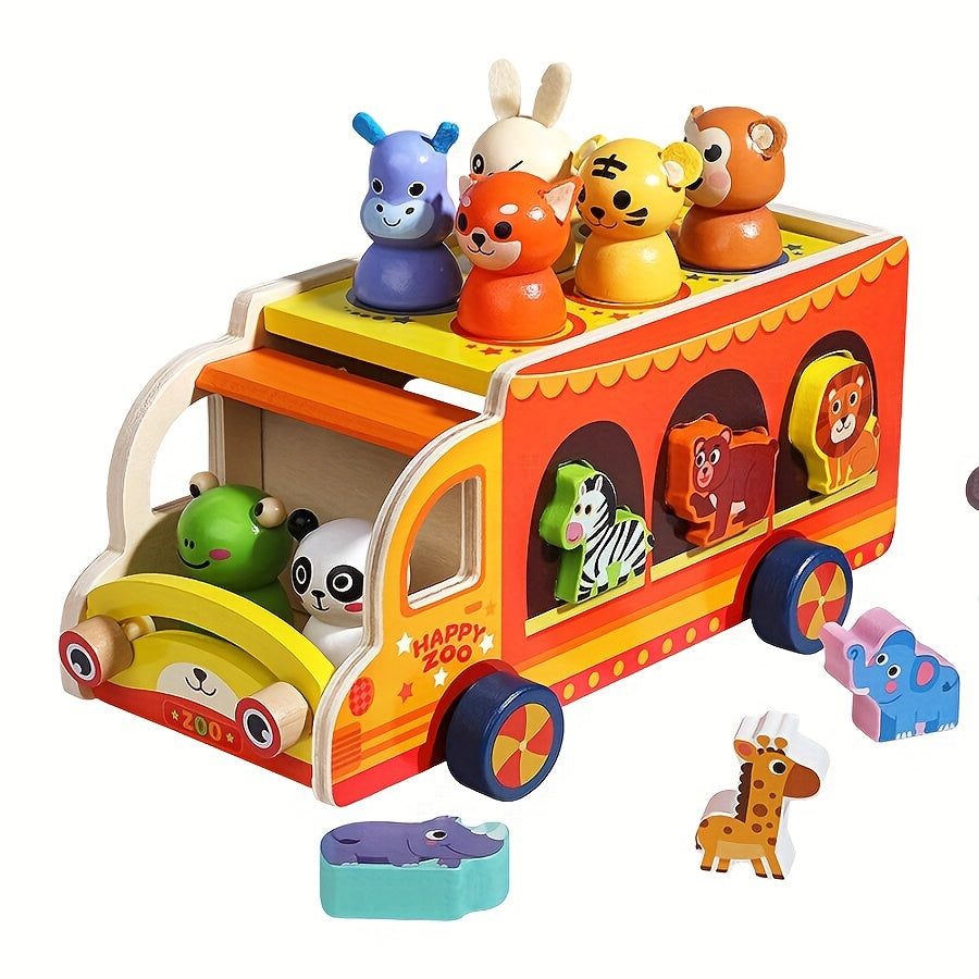 Educational Circus Animals Truck - For Creative Play and Learning