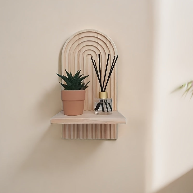 Boho Rainbow Shelf - Stylish Storage for Any Room