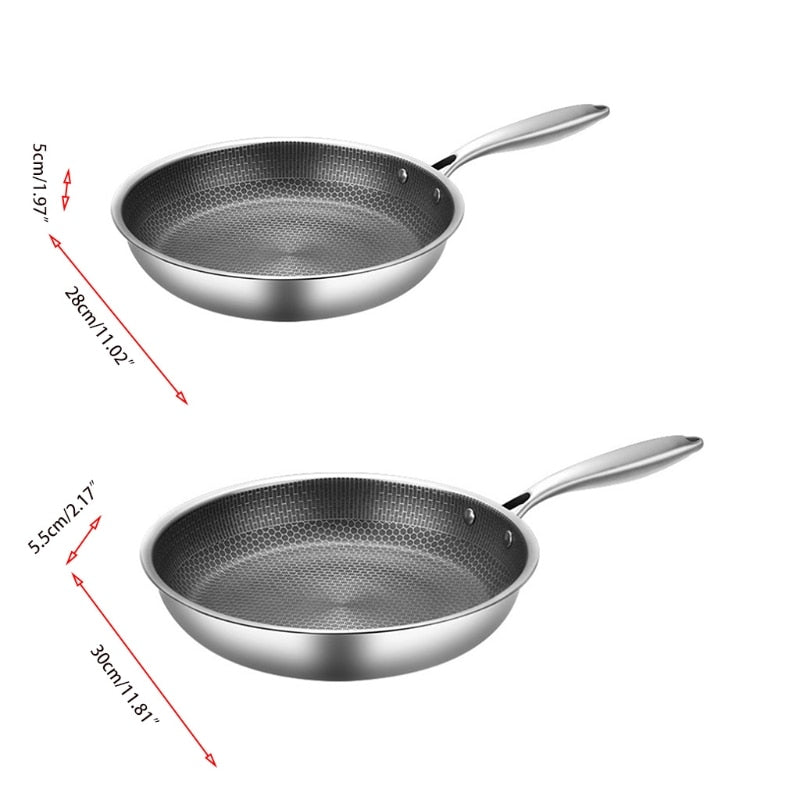 Scratch-Resistant Stainless Steel Frying Pan with Non-Stick Coating – ProCook Elite