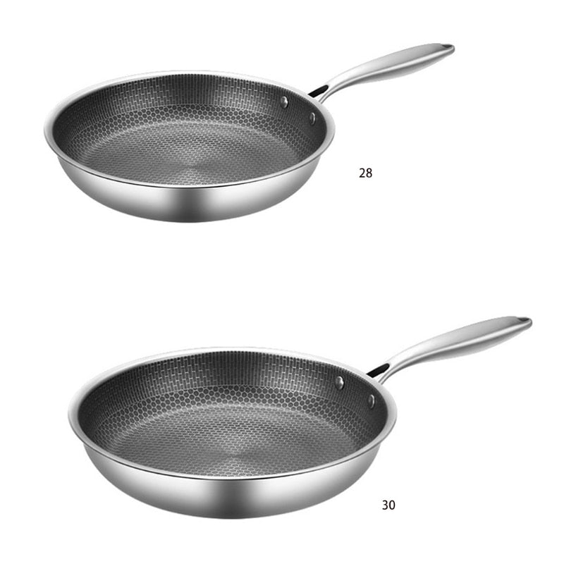 Scratch-Resistant Stainless Steel Frying Pan with Non-Stick Coating – ProCook Elite