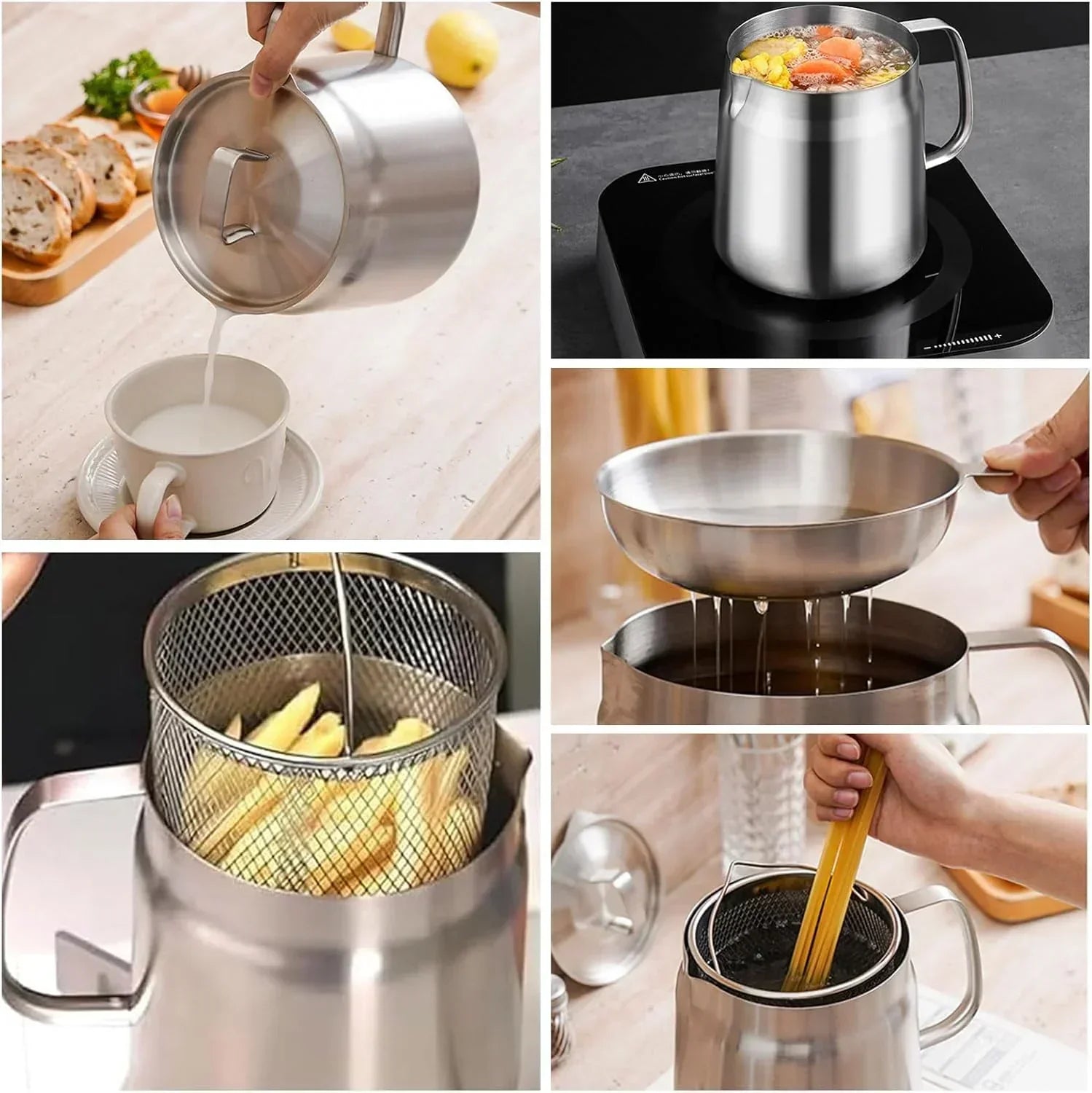 Compact Round Fryer – SnackMaster Pro