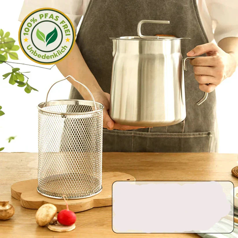 Compact Round Fryer – SnackMaster Pro