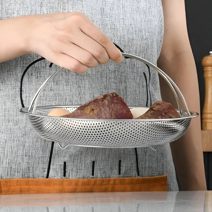 Stainless Steel Steamer Basket - SteamChef